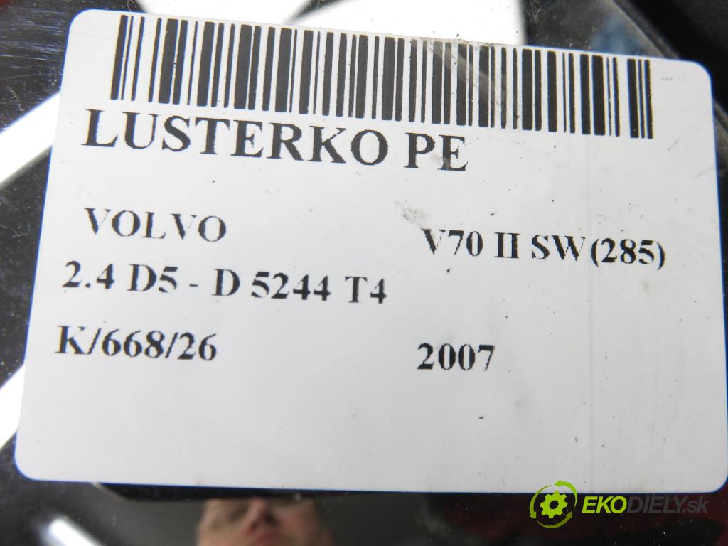 VOLVO V70 II SW (285) KOMBI 2007 136,00 2.4 D5 - D 5244 T4 2400,00 zpětné zrcátko