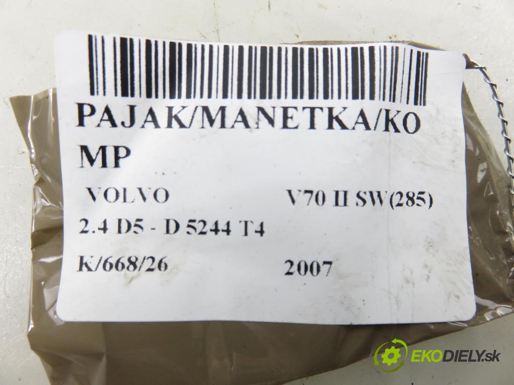 VOLVO V70 II SW (285) KOMBI 2007 136,00 2.4 D5 - D 5244 T4 2400,00 PAKA/ŘAZENÍ/SADA: 30798526 ; 30798519 ; 30798530