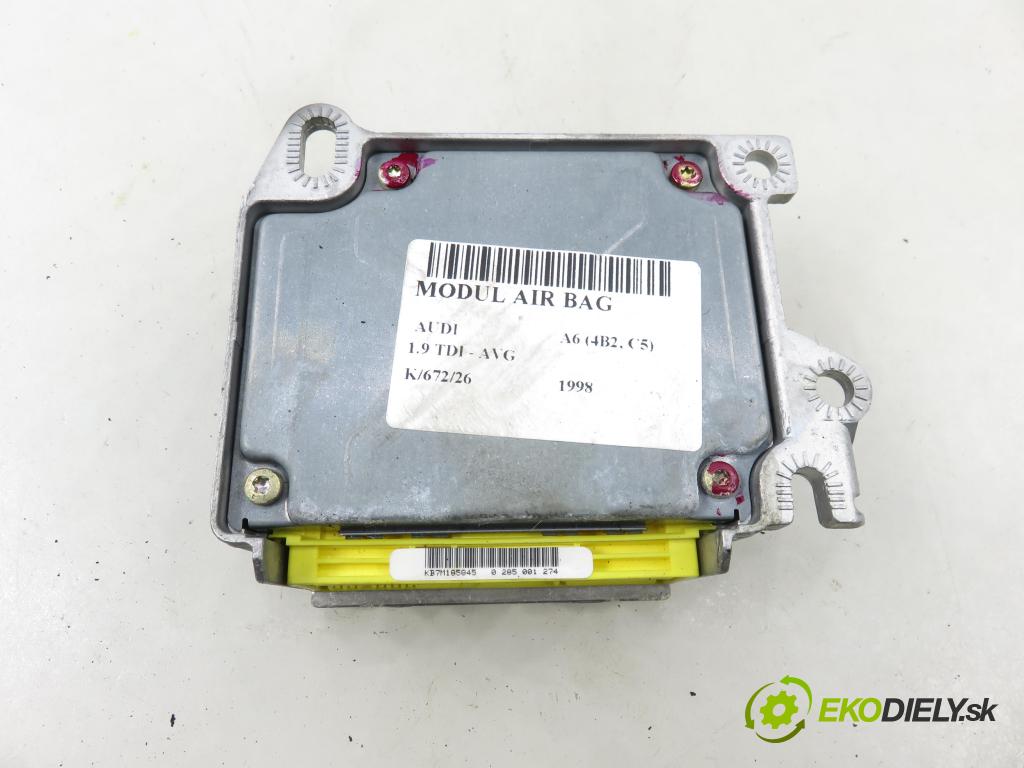 AUDI A6 (4B2, C5) SEDAN 1998 81,00 1.9 TDI 110 - AVG 1896,00 MODUL air BAG 4B0959655G ; 0285001274