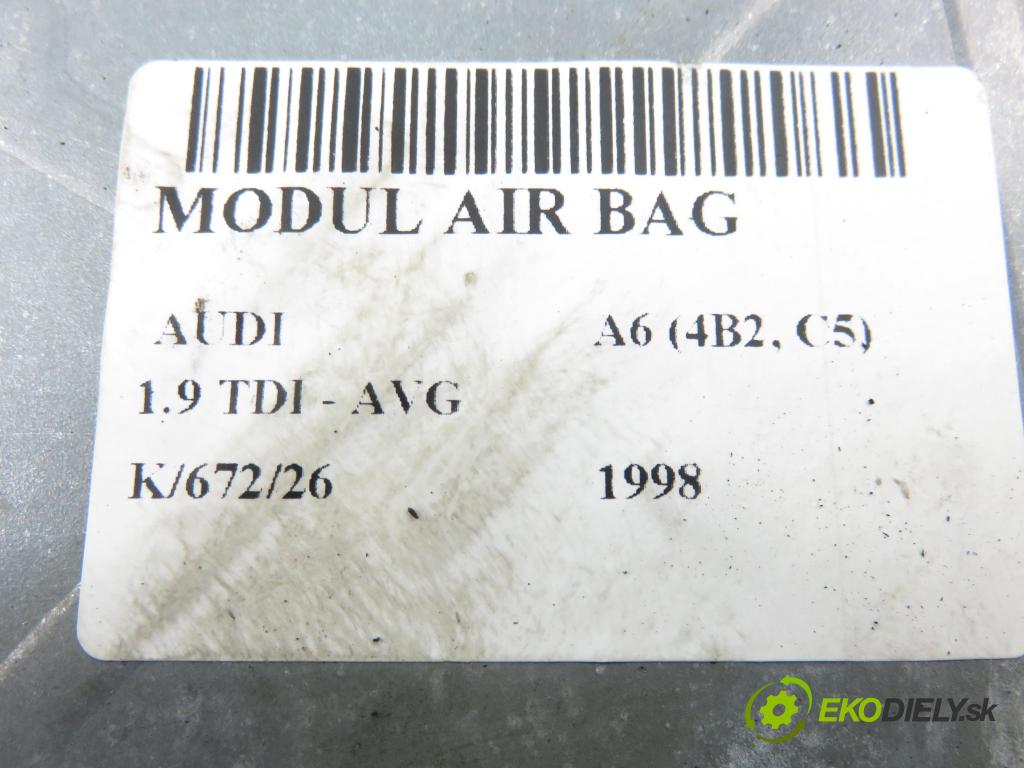 AUDI A6 (4B2, C5) SEDAN 1998 81,00 1.9 TDI 110 - AVG 1896,00 MODUL air BAG 4B0959655G ; 0285001274