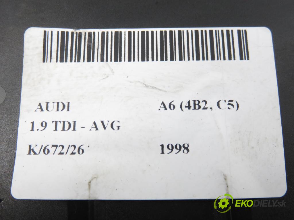 AUDI A6 (4B2, C5) SEDAN 1998 81,00 1.9 TDI 110 - AVG 1896,00 Priehradka, kastlík 4B0941561C