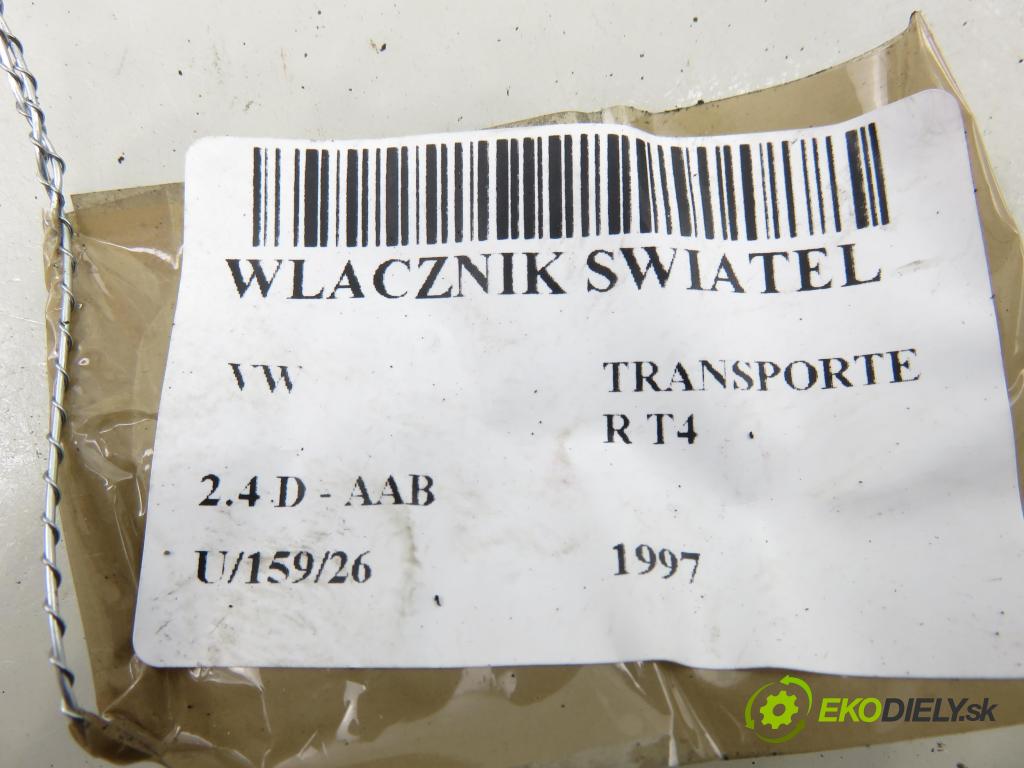 VW TRANSPORTER IV Autobus (70XB, 70XC, 7DB, 7DW, 7DK) BUS 1997 57,00 2.4 D 78 2370,00 přepínač světla 7D0941531E