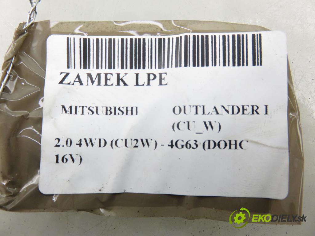 MITSUBISHI OUTLANDER I (CU_W) SUV 2002 100,00 2.0 4WD (CU2W) - 4G63 (DOHC 16V) 1997,00 zámok