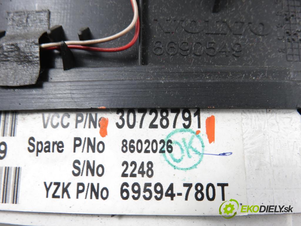 VOLVO V70 II SW (285) KOMBI 2007 136,00 2.4 D5 - D 5244 T4 2400,00 Prístrojovka elektrický 30728791
