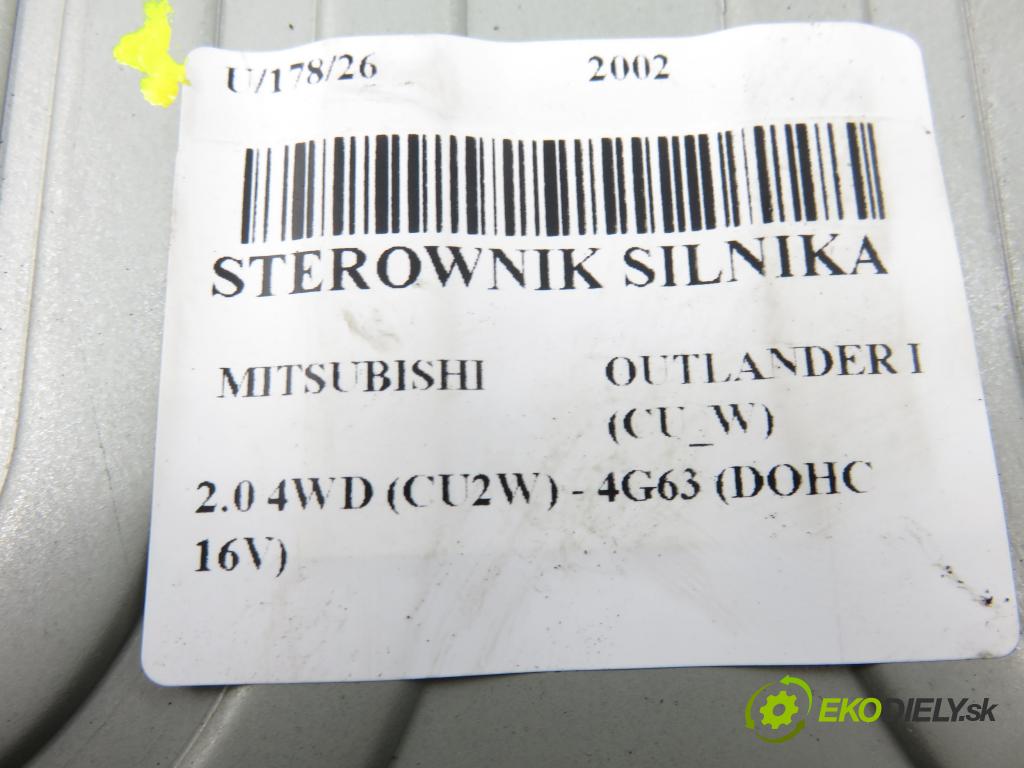 MITSUBISHI OUTLANDER I (CU_W) SUV 2002 100,00 2.0 4WD (CU2W) - 4G63 (DOHC 16V) 1997,00 řídící jednotka motora MN122218