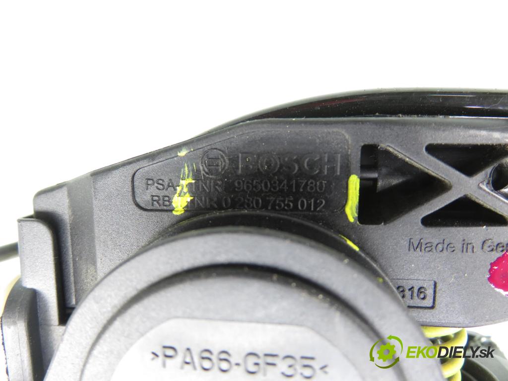 PEUGEOT 407 SW (6E_) KOMBI 2007 100,00 2.0 HDi 135 - RHR 1997,00 Potenciometer plynu 9650341780 ; 0280755012 ; F00C3E2429 (Potenciometer plynového pedálu)
