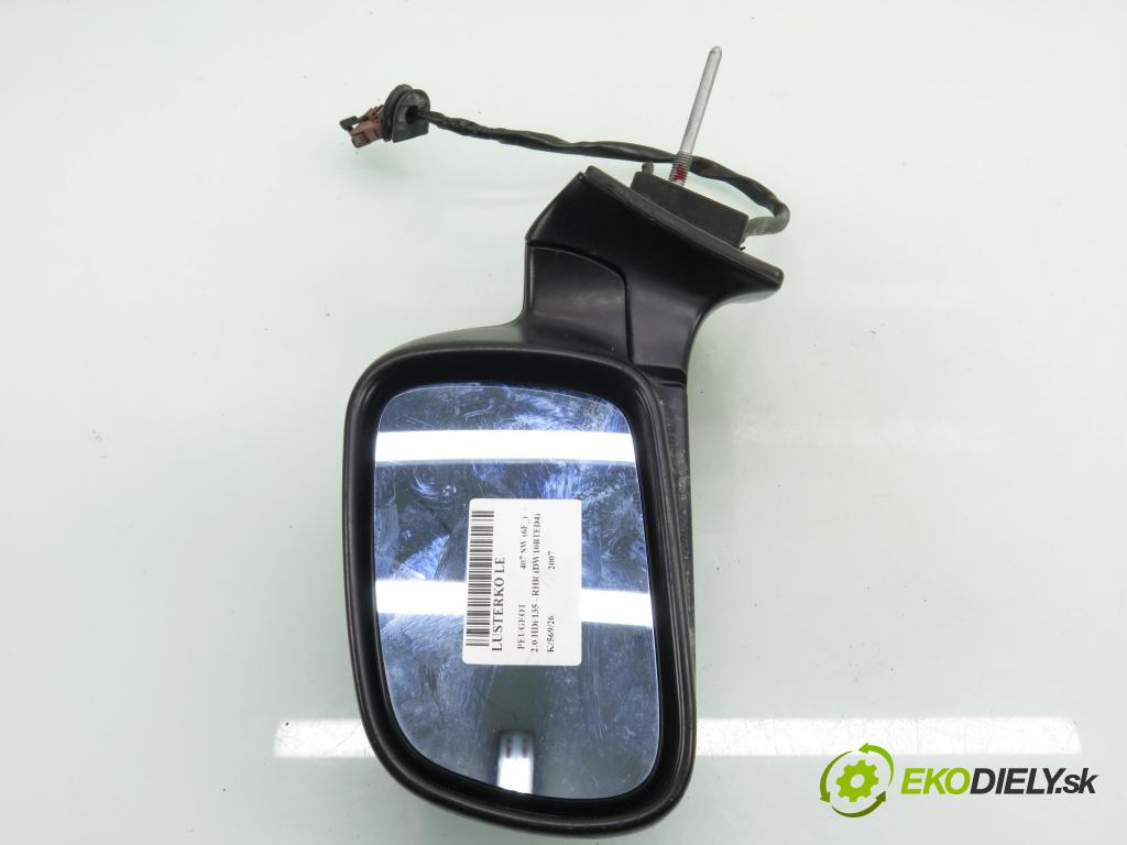 PEUGEOT 407 SW (6E_) KOMBI 2007 100,00 2.0 HDi 135 - RHR 1997,00 zpětné zrcátko LE