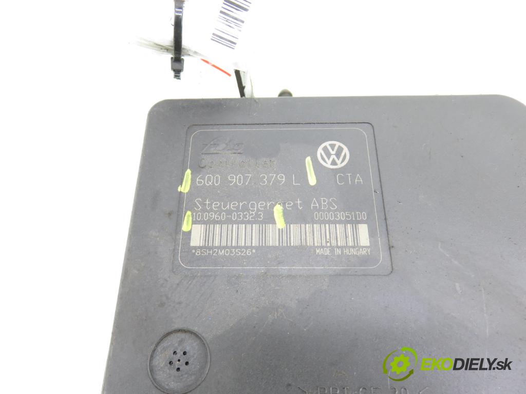VW POLO (9N_) HB 2002 40,00 1.2 - BMD 1198,00 Pumpa ABS 6Q0907379L ; 1096003323 ; 6Q0614117H (Pumpa ABS)