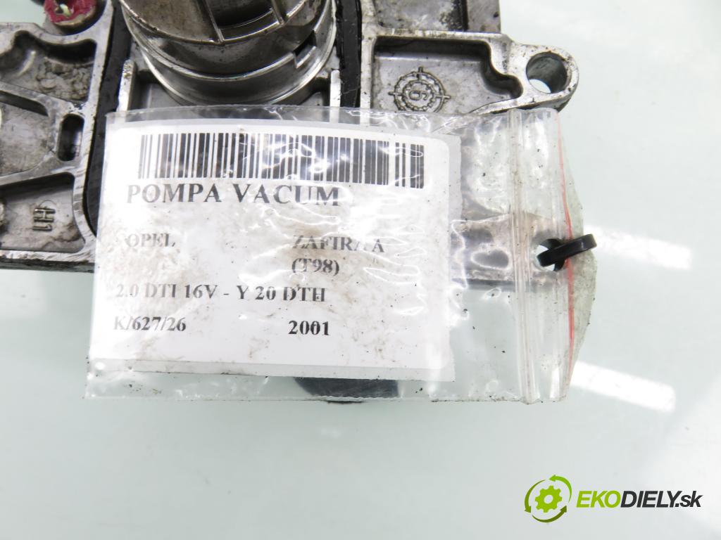 OPEL ZAFIRA A Nadwozie Wielkopojemne (MPV) (T98)  MINIVAN 2001 74,00 2.0 DTI 16V 101 - Y 20 DTH 1995,00 Pumpa vákuová 24406132