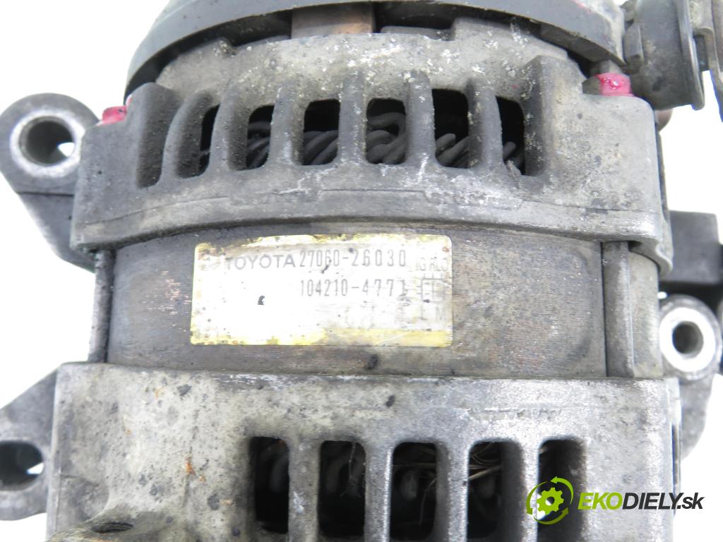 TOYOTA RAV 4 III (_A3_) SUV 2006 100,00 2.2 D 4WD (ALA30_) 136 - 2AD-FTV 2231,00 Alternátor 2706026030 ; 1042104771 (Alternátor)