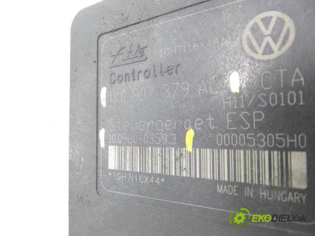 VW GOLF V (1K1) HB 2007 77,00 1.9 TDI - BLS 1896,00 Pumpa ABS 1K0907379AC ; 10096003593 ; 1K0614517AE (Pumpa ABS)