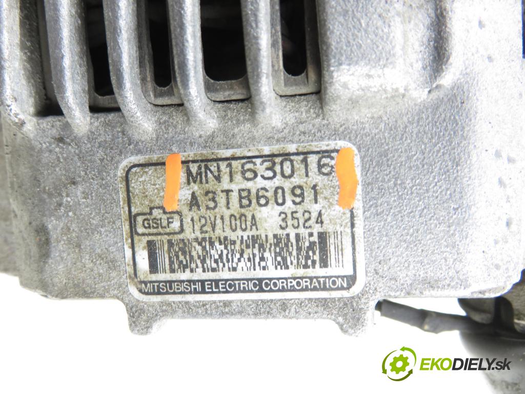 MITSUBISHI OUTLANDER I (CU_W) SUV 2002 100,00 2.0 4WD (CU2W) - 4G63 (DOHC 16V) 1997,00 Alternátor MN163016 ; A3TB6091 (Alternátor)