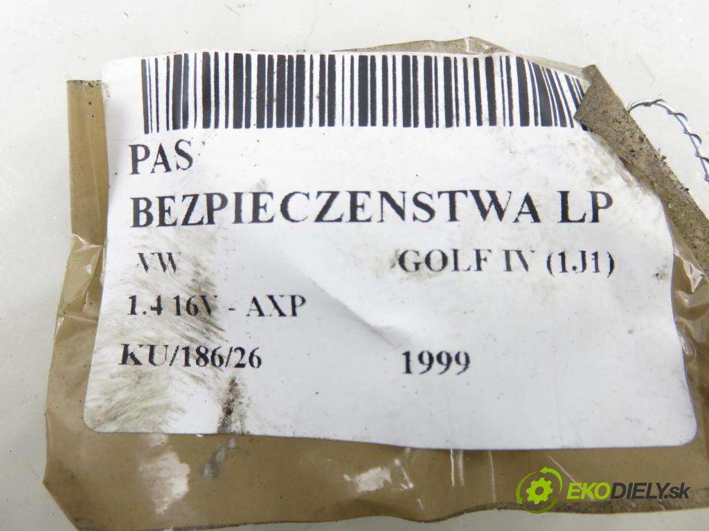 VW GOLF IV (1J1) HB 1999 55,00 1.4 16V - AXP 1390,00 Držiak bezpečnostný LP 1J4857705J ; 33004402