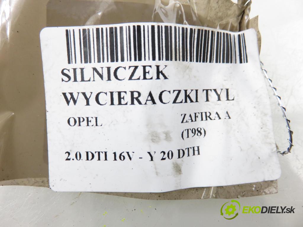 OPEL ZAFIRA A Nadwozie Wielkopojemne (MPV) (T98)  MINIVAN 2001 74,00 2.0 DTI 16V 101 - Y 20 DTH 1995,00 Motorček stierače zadné 09137147 ; 53013912