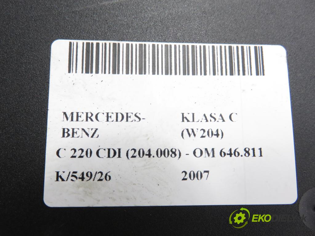MERCEDES-BENZ KLASA C (W204) SEDAN 2007 125,00 C 220 CDI 170 - OM 646.811 2148,00 Skrinka POJISTKY: A2045454601