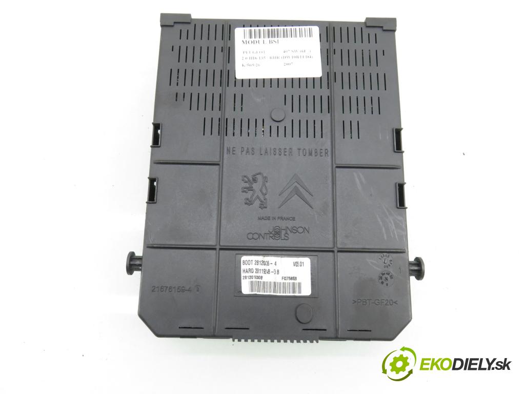 PEUGEOT 407 SW (6E_) KOMBI 2007 100,00 2.0 HDi 135 - RHR 1997,00 MODUL BSI 96640590800R