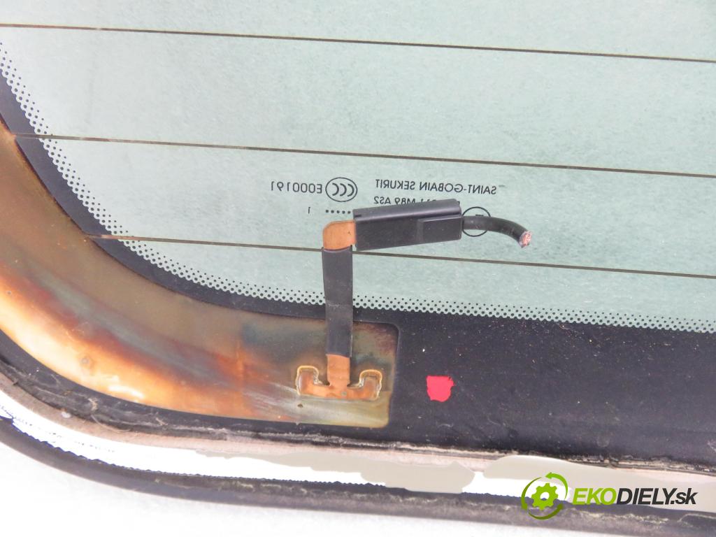 CITROEN BERLINGO Nadwozie pełne/minivan (B9) FURGON 2011 55,00 1.6 HDi / BlueHDi 75 - 9HN (DV6ETED) 1560,00 okno ZADNÍ: kapota 