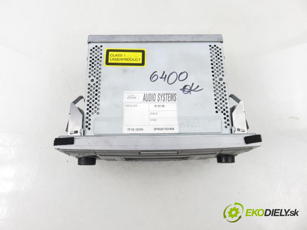 FORD S-MAX (WA6) MINIVAN 2007 92,00 1.8 TDCi 125 - QYWA 1753,00 RADIO CD 6M2T18K931AF