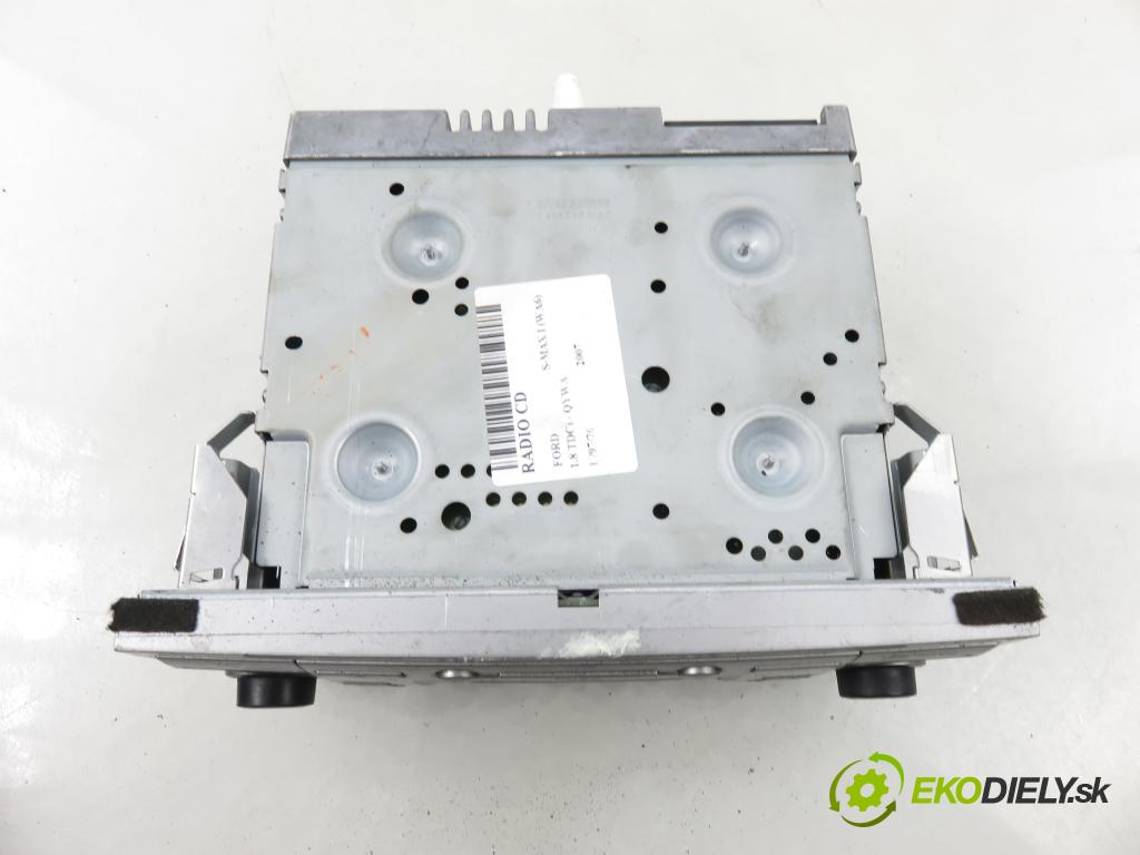 FORD S-MAX (WA6) MINIVAN 2007 92,00 1.8 TDCi 125 - QYWA 1753,00 RADIO CD 6M2T18K931AF