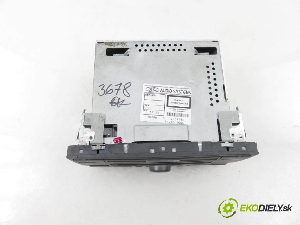 FORD FIESTA V (JH_, JD_) HB 2007 66,00 1.6 TDCi - HHJA 1560,00 RADIO CD 6S6118C815AH