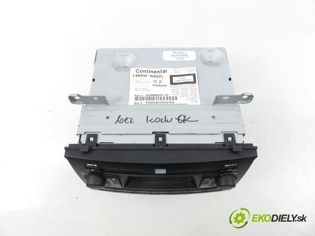 KIA CEE'D liftback (ED) HB 2008 80,00 1.4 16V 109 - G4FA 1396,00 RADIO CD 965101H200