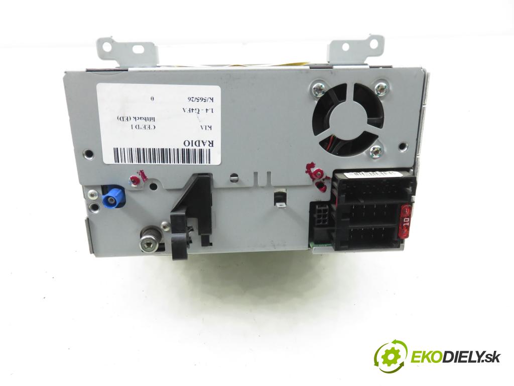 KIA CEE'D liftback (ED) HB 2008 80,00 1.4 16V 109 - G4FA 1396,00 RADIO CD 965101H200