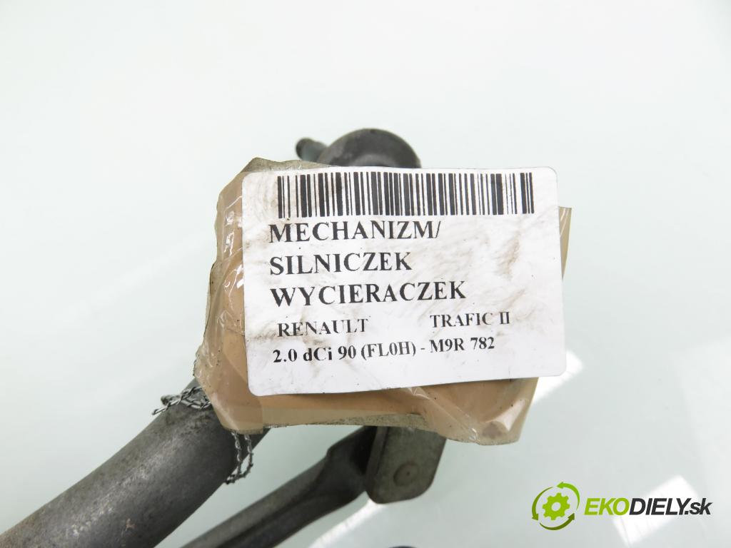 RENAULT TRAFIC II Skrzynia (FL) FURGON 2008 0,00 2.0 dCi 90 (FL0H) - M9R 782 1995,00 Motorček stieračov