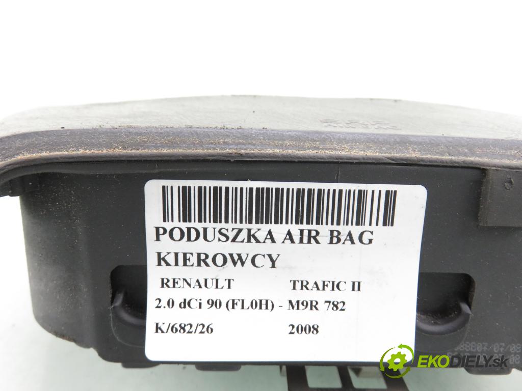 RENAULT TRAFIC II Skrzynia (FL) FURGON 2008 0,00 2.0 dCi 90 (FL0H) - M9R 782 1995,00 AirBag air BAG volantu 8200676895C ; 93859344