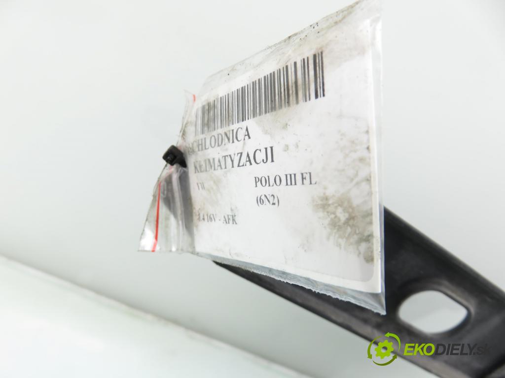 VW POLO (6N2) HB 1999 74,00 1.4 16V - AFK 1390,00 chladič klimatizace 6X0820411A (Chladič klimatizace)