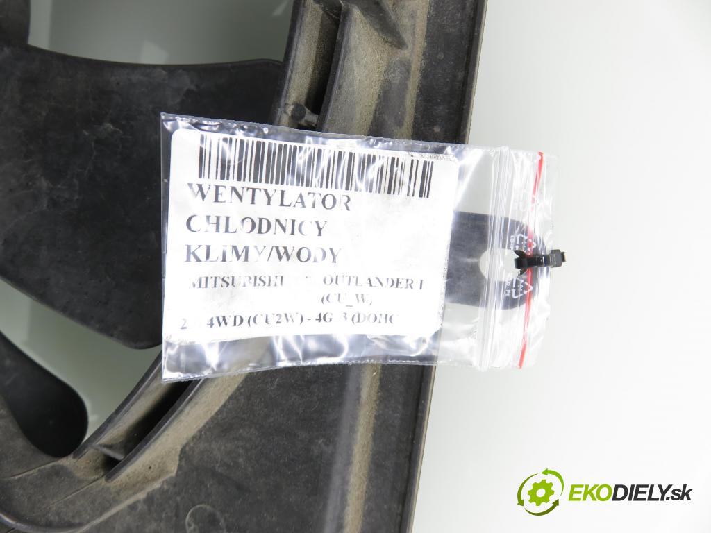 MITSUBISHI OUTLANDER I (CU_W) SUV 2002 100,00 2.0 4WD (CU2W) - 4G63 (DOHC 16V) 1997,00 ventilátor chladič PODNEBÍ / VODA 1C23219700