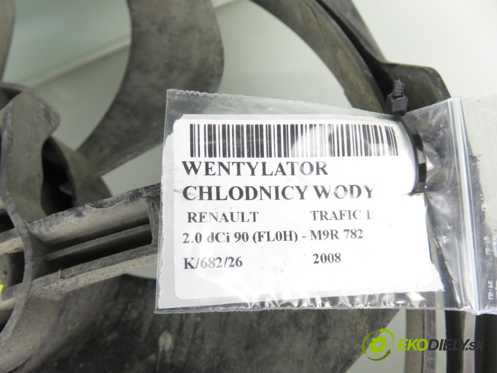 RENAULT TRAFIC II Skrzynia (FL) FURGON 2008 0,00 2.0 dCi 90 (FL0H) - M9R 782 1995,00 Ventilátor chladič vody