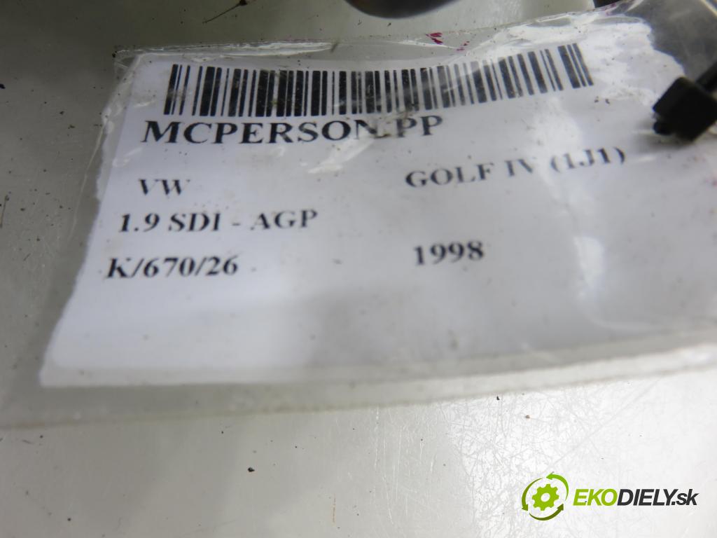 VW GOLF IV (1J1) HB 1998 50,00 1.9 SDI - AGP 1896,00 MCPERSON PP AHW017MT
