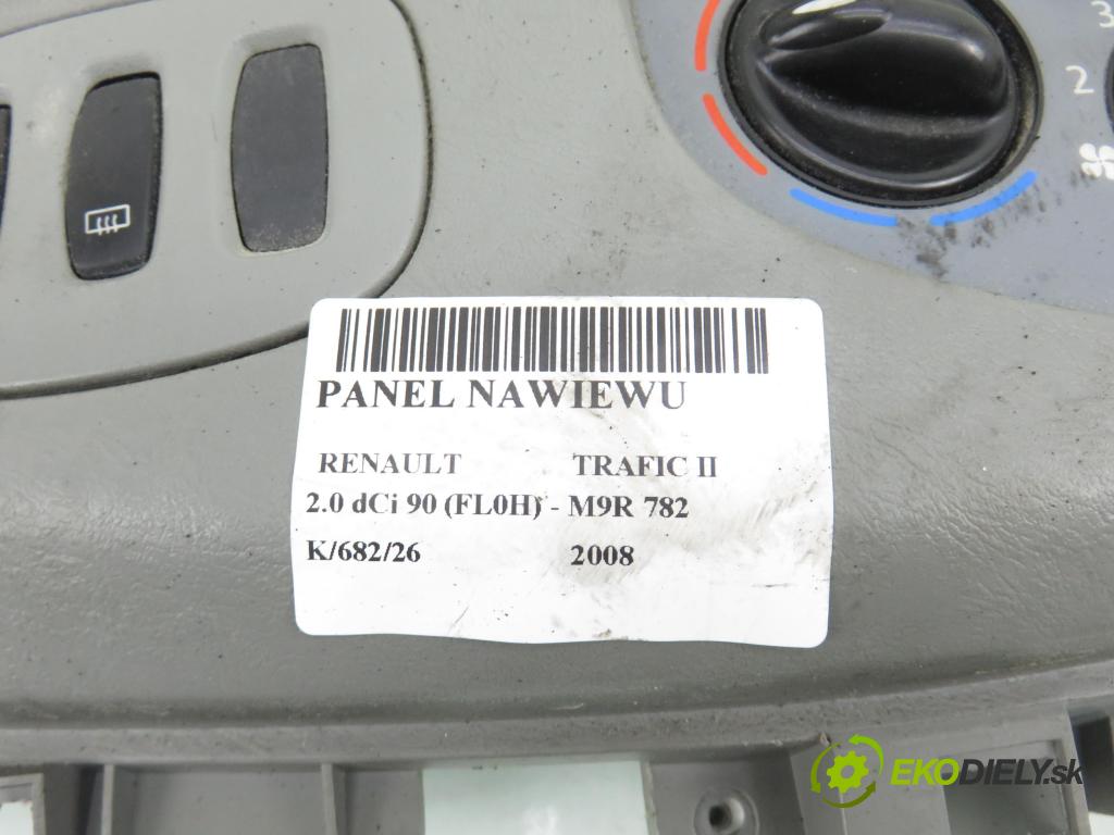 RENAULT TRAFIC II Skrzynia (FL) FURGON 2008 0,00 2.0 dCi 90 (FL0H) - M9R 782 1995,00 Panel kúrenia W964097K