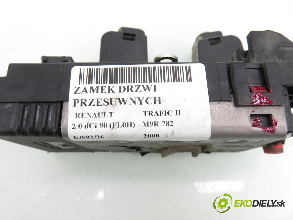 RENAULT TRAFIC II Skrzynia (FL) FURGON 2008 0,00 2.0 dCi 90 (FL0H) - M9R 782 1995,00 zámok dveře posúvne 8200020185 ; 91166232