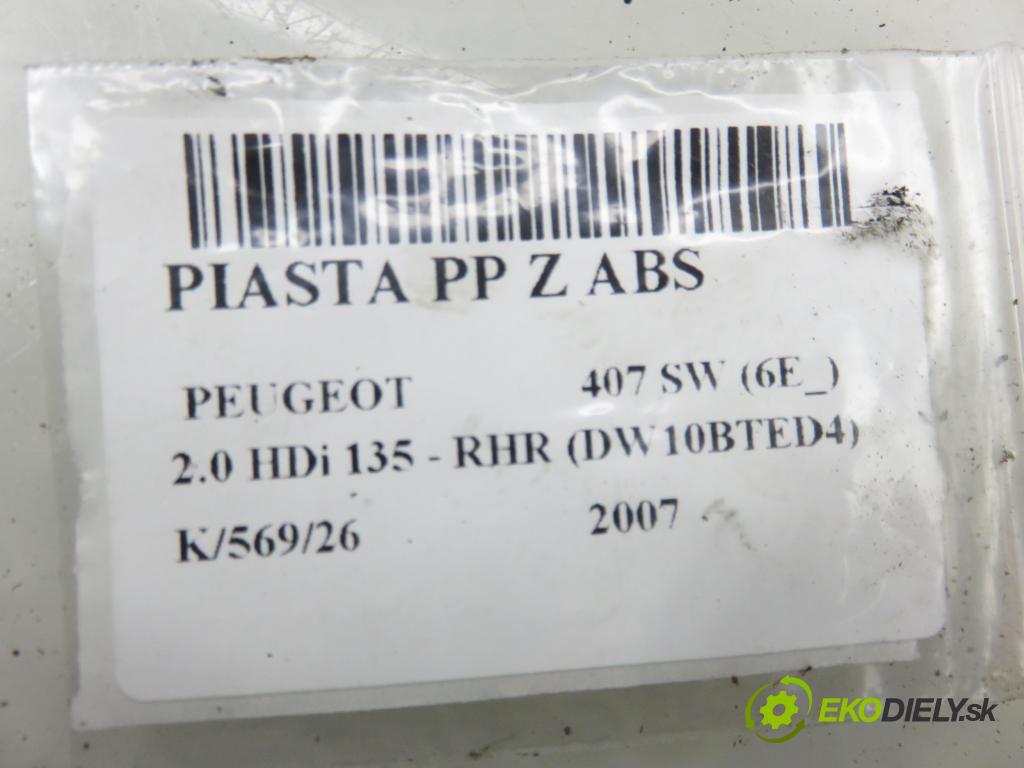 PEUGEOT 407 SW (6E_) KOMBI 2007 100,00 2.0 HDi 135 - RHR 1997,00 náboj PP ABS
