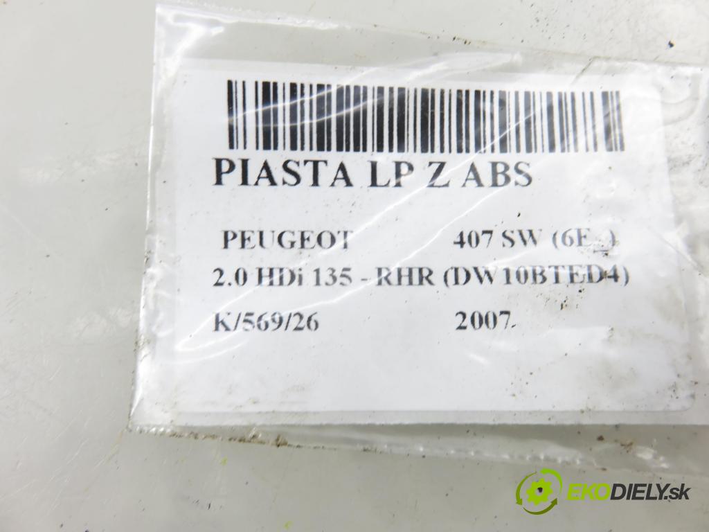 PEUGEOT 407 SW (6E_) KOMBI 2007 100,00 2.0 HDi 135 - RHR 1997,00 náboj LP ABS