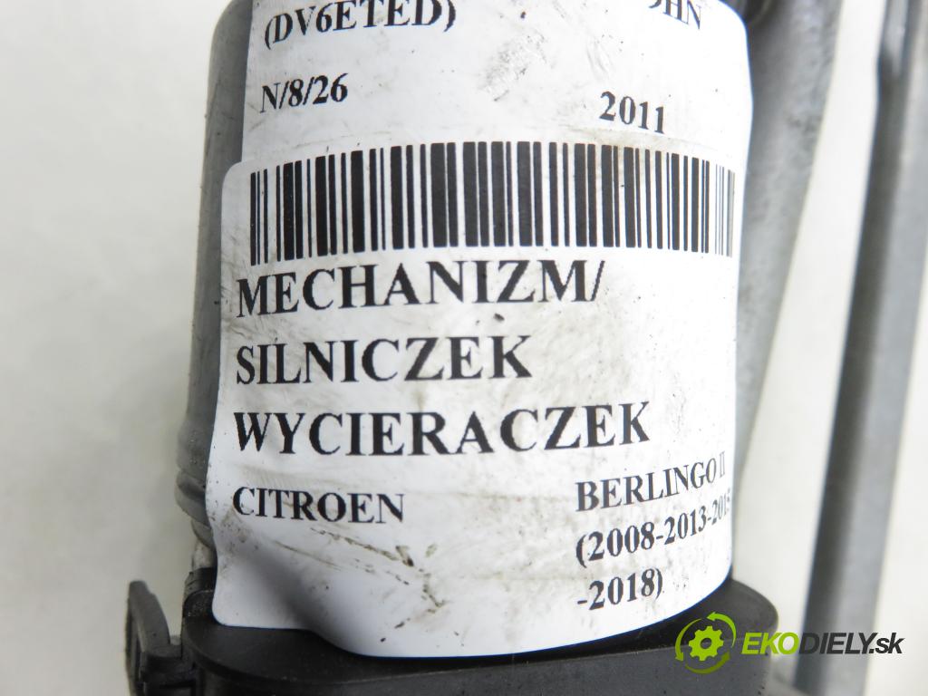 CITROEN BERLINGO Nadwozie pełne/minivan (B9) FURGON 2011 55,00 1.6 HDi / BlueHDi 75 - 9HN (DV6ETED) 1560,00 MECHANISMUS/ motorek stěračů 0390241621
