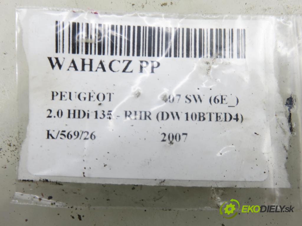 PEUGEOT 407 SW (6E_) KOMBI 2007 100,00 2.0 HDi 135 - RHR 1997,00 rameno PP 9661544780D ; 9661544780
