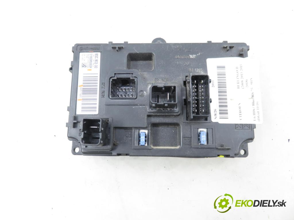 CITROEN BERLINGO Nadwozie pełne/minivan (B9) FURGON 2011 55,00 1.6 HDi / BlueHDi 75 - 9HN (DV6ETED) 1560,00 MODUL BSC S180085003F ; 9665778480