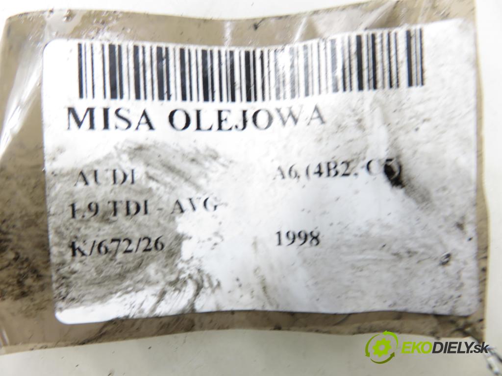 AUDI A6 (4B2, C5) SEDAN 1998 81,00 1.9 TDI 110 - AVG 1896,00 vana olejová 058103603B (Olejová vana)