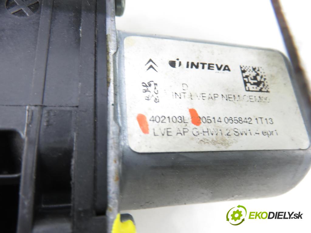 CITROEN BERLINGO Nadwozie pełne/minivan (B9) FURGON 2011 55,00 1.6 HDi / BlueHDi 75 - 9HN (DV6ETED) 1560,00 Mechanizmus okien 402103L