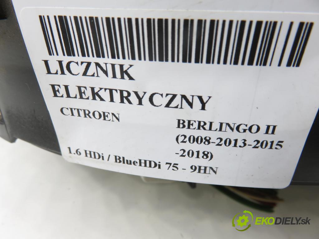 CITROEN BERLINGO Nadwozie pełne/minivan (B9) FURGON 2011 55,00 1.6 HDi / BlueHDi 75 - 9HN (DV6ETED) 1560,00 Prístrojovka elektrický