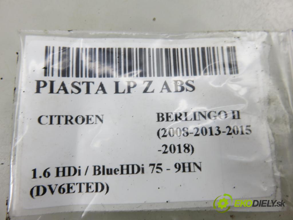 CITROEN BERLINGO Nadwozie pełne/minivan (B9) FURGON 2011 55,00 1.6 HDi / BlueHDi 75 - 9HN (DV6ETED) 1560,00 náboj LP ABS