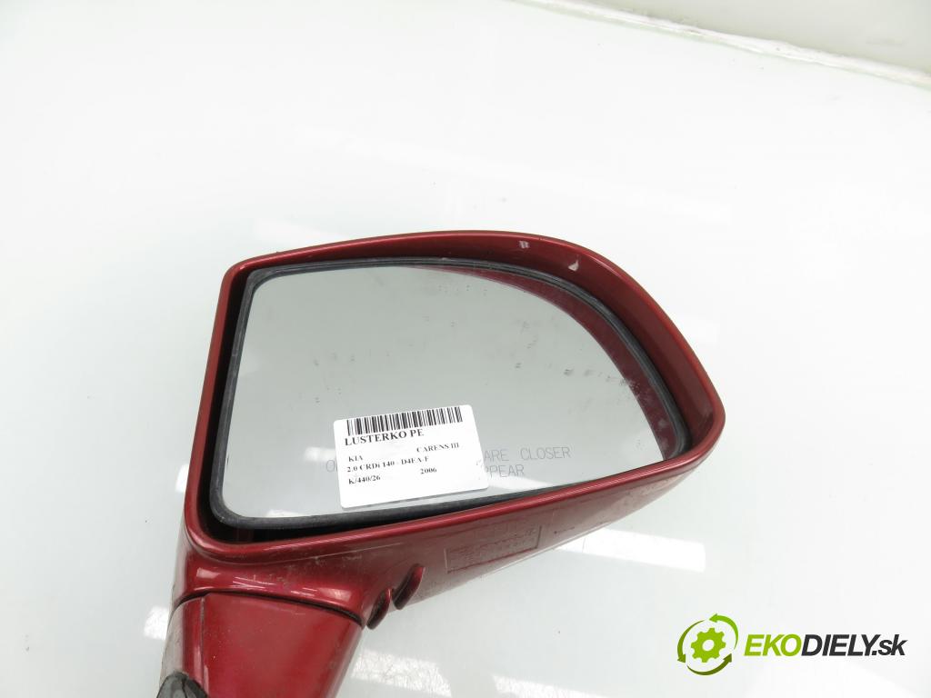 KIA CARENS III (UN) MINIVAN 2006 103,00 2.0 CRDi 140 1991,00 Spätné zrkadlo