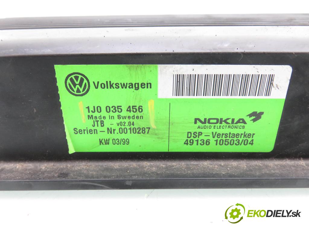 VW GOLF IV (1J1) HB 2000 81,00 1.9 TDI - AHF 1896,00 Zosilňovač 1J0035456 (Zosilňovač)