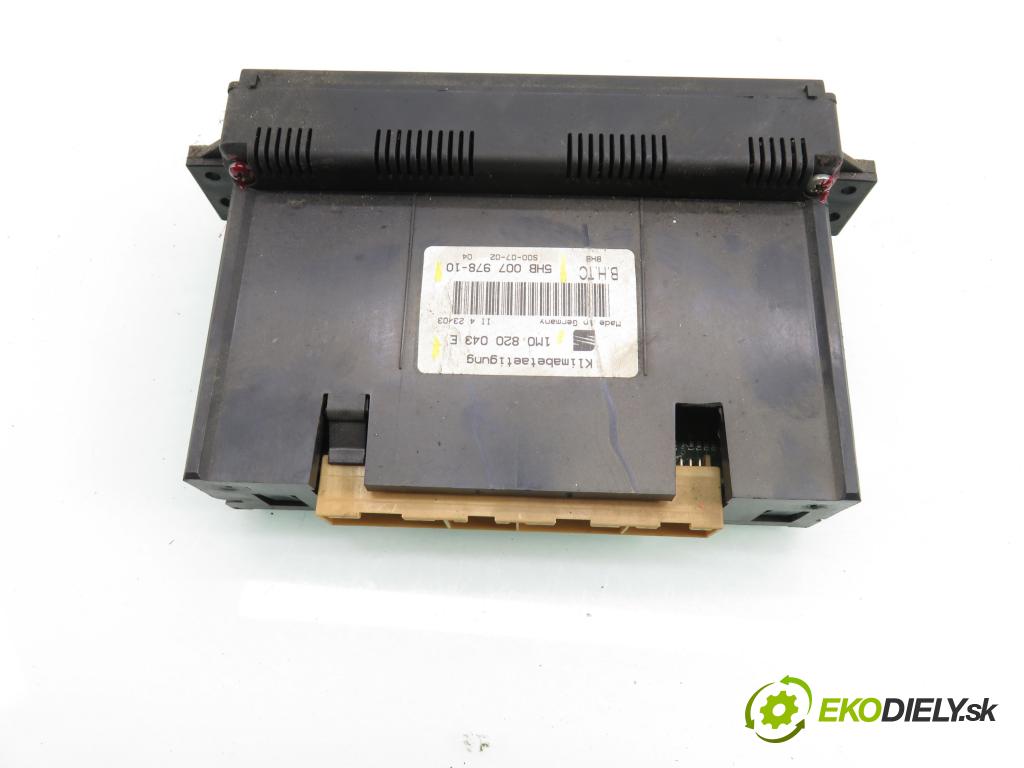 SEAT TOLEDO II (1M2) SEDAN 2001 81,00 1.9 TDI - ASV 1896,00 Panel kúrenia KLIMATRONIK 1M0820043 ; 5HB00797810