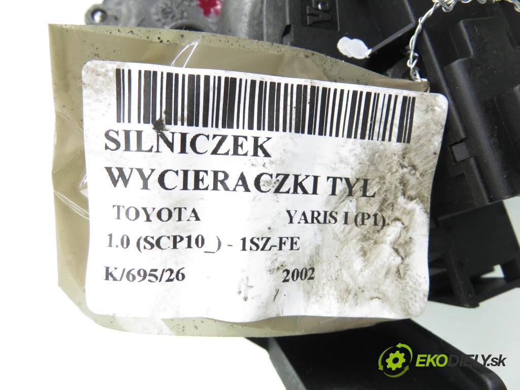 TOYOTA YARIS (_P1_) HB 2002 50,00 1.0 VVT- i 68 - 1SZ-FE 998,00 Motorček stierače zadné 851300D010 ; 53014212
