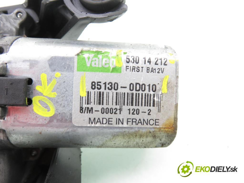 TOYOTA YARIS (_P1_) HB 2002 50,00 1.0 VVT- i 68 - 1SZ-FE 998,00 Motorček stierače zadné 851300D010 ; 53014212