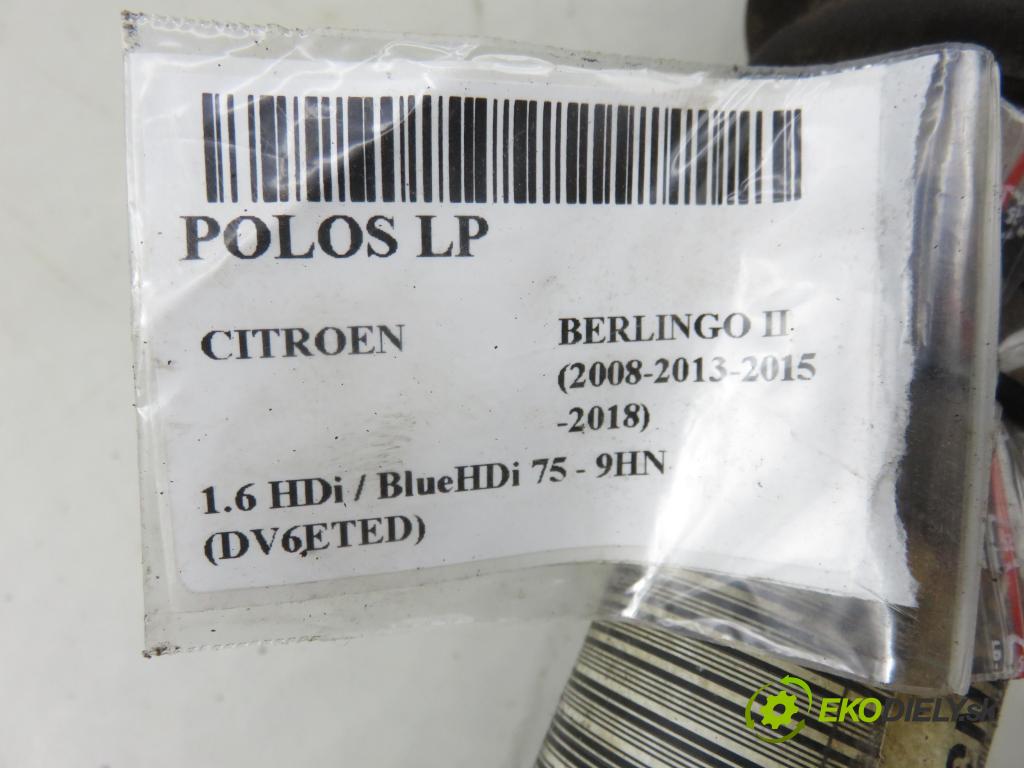 CITROEN BERLINGO Nadwozie pełne/minivan (B9) FURGON 2011 55,00 1.6 HDi / BlueHDi 75 - 9HN (DV6ETED) 1560,00 poloos LP