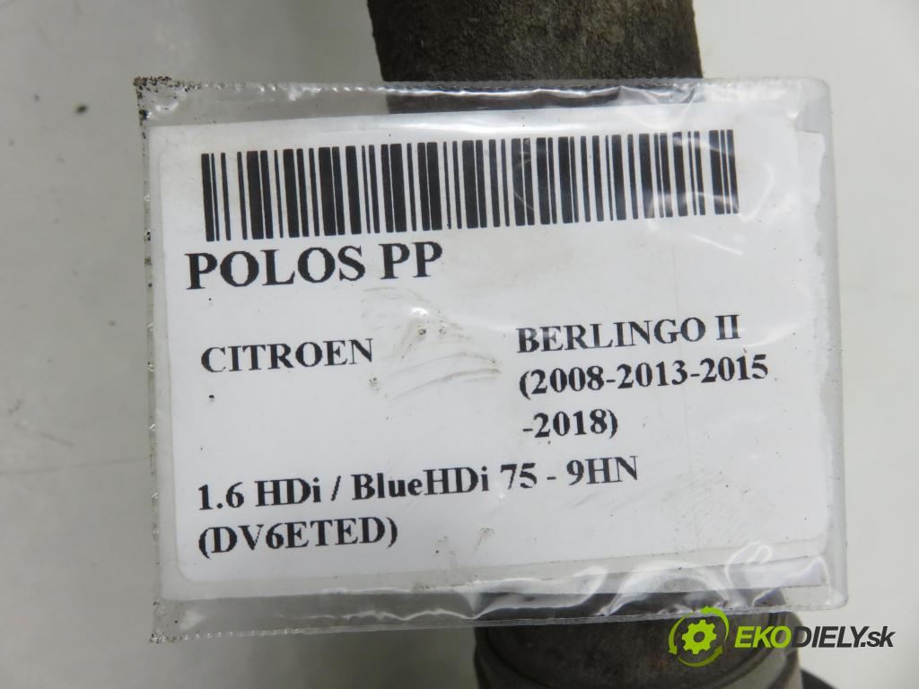 CITROEN BERLINGO Nadwozie pełne/minivan (B9) FURGON 2011 55,00 1.6 HDi / BlueHDi 75 - 9HN (DV6ETED) 1560,00 Poloos PP
